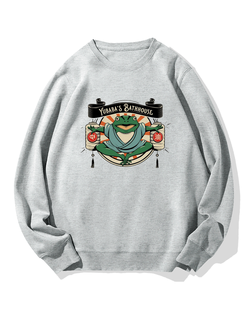 Bathhouse Frog Cotton Sweatshirt