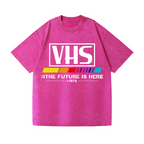 VHS 1976 Vintage Wash Japanese Design T-Shirt