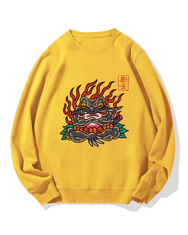 Yakuza Frog Cotton Sweatshirt