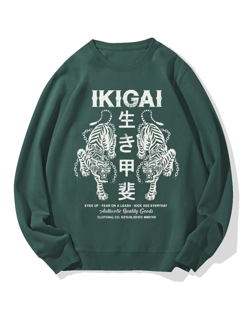 Reason for living Tigers Cotton Sweatshirt