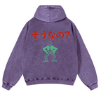 Is That So? Vintage Washed Cotton Back Art Hoodie