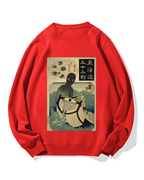Ghost of the Sea Ukiyo-e Cotton Sweatshirt