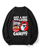 Ramen & Games Cotton Sweatshirt