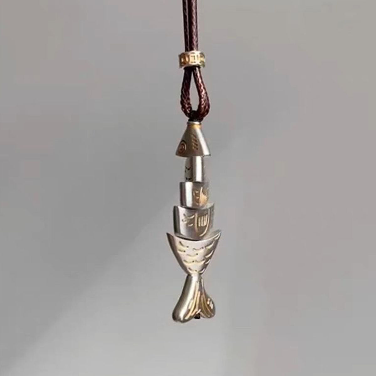 Deconstructed Fish Necklace