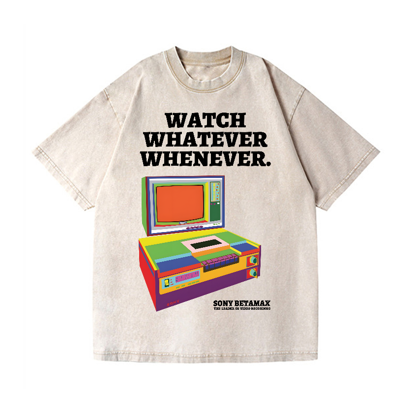 Sony Betamax Vintage Wash Japanese Design T-Shirt