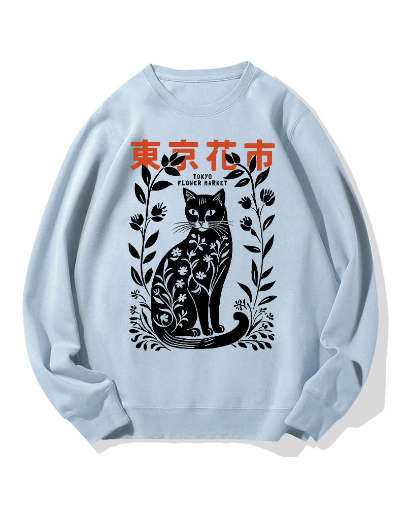 Tokyo Flower Market Cotton Sweatshirt