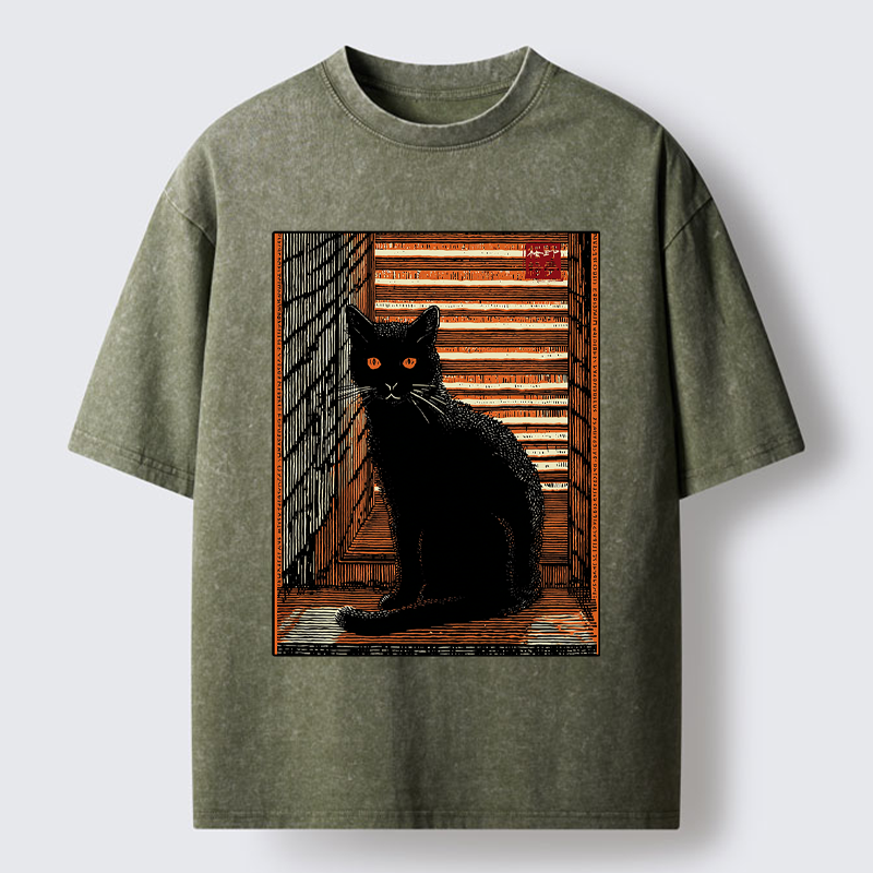 Unisex Guardian of the Steps Washed T-Shirt