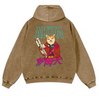 Akita Vintage Washed Cotton Back Art Hoodie