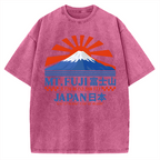 Vintage Japan Mount Fuji Vintage Washed T-shirt