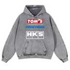 Tom's Toyo Tires HKS Vintage Washed Thick Cotton Hoodie