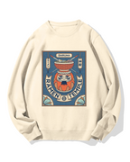 Ramen Temple Cotton Sweatshirt