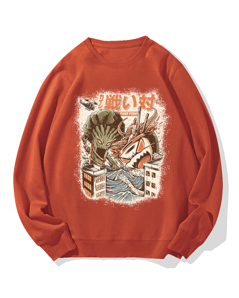 Jpanese Food FIght Cotton Sweatshirt