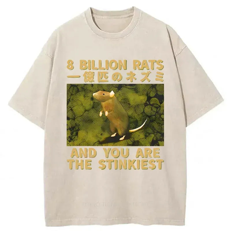 Smelliest Rat Washed T-Shirt