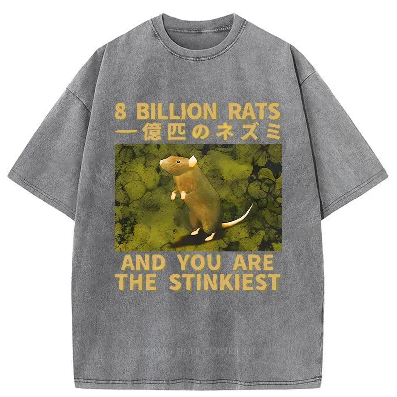 Smelliest Rat Washed T-Shirt