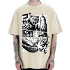 Cat vs Zucchini Vintage Washed T-shirt