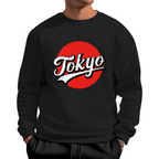 Retro Tokyo Cotton Pullover Sweatshirt
