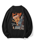 Pizza Monster Cotton Sweatshirt