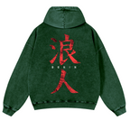 Ronin Vintage Washed Cotton Back Art Hoodie