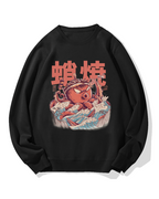 Takoyaki Octopus Monster Cotton Sweatshirt