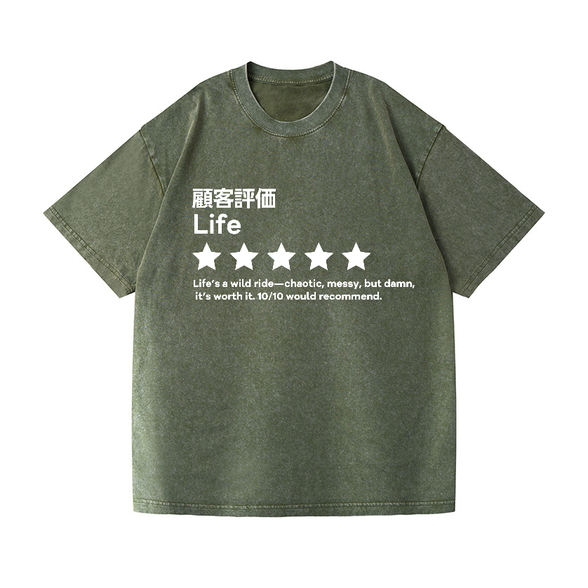 Life Vintage Wash Japanese Design T-Shirt