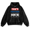 Tom's Toyo Tires HKS Vintage Washed Thick Cotton Hoodie