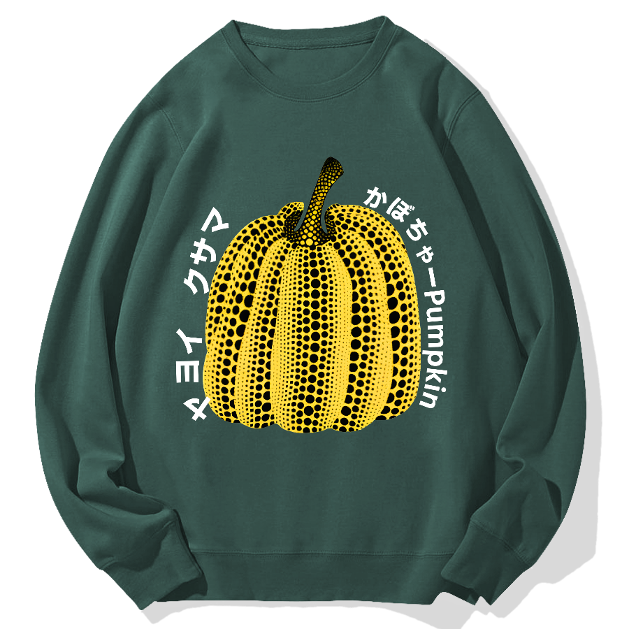 Pumpkin Geek Cotton Sweatshirt