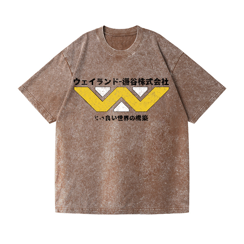 Weyland Yutani? Vintage Wash Japanese Design T-Shirt