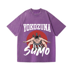 Yokozuna The Highest Honor in Sumo Vintage Wash Japanese Design T-Shirt