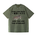 Rat Vintage Wash Japanese Design T-Shirt