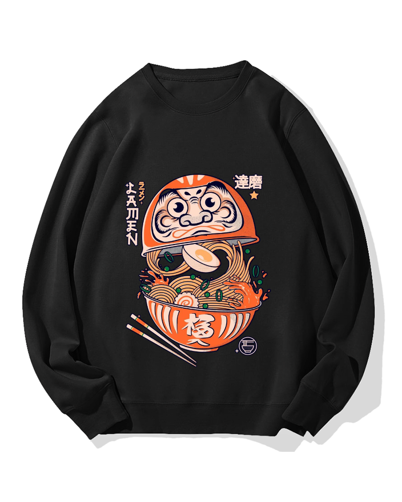 Daruma Ramen Cotton Sweatshirt