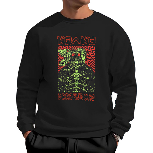 Anime Retro Cotton Pullover Sweatshirt