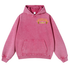 Ramen Lucky Cat Vintage Washed Cotton Back Art Hoodie