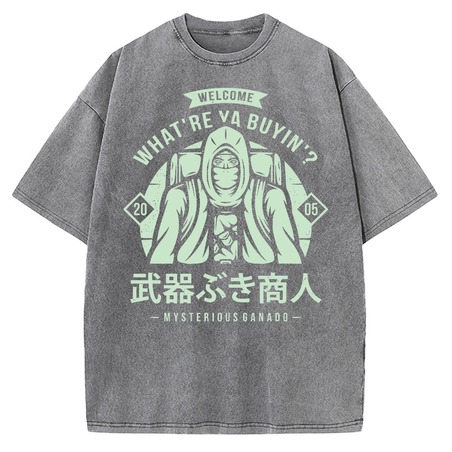 Japanese Weapons Dealer Vintage Washed T-shirt