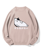 I don't feel motivated Cotton Sweatshirt