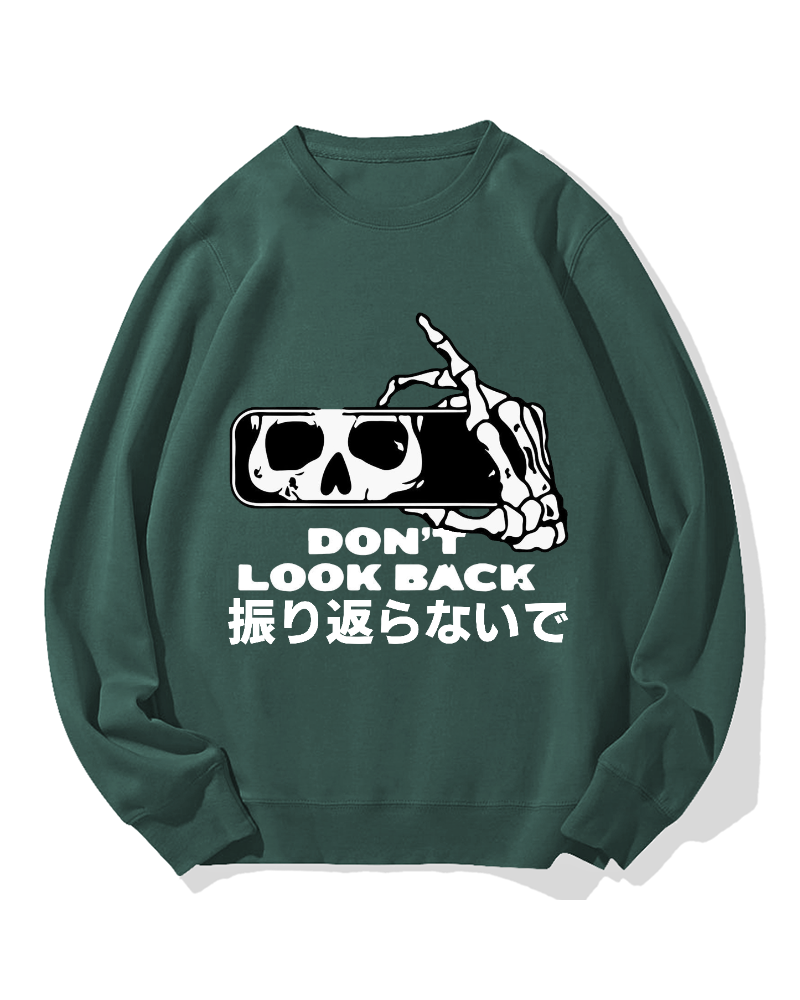 Don't Look Back Cotton Sweatshirt