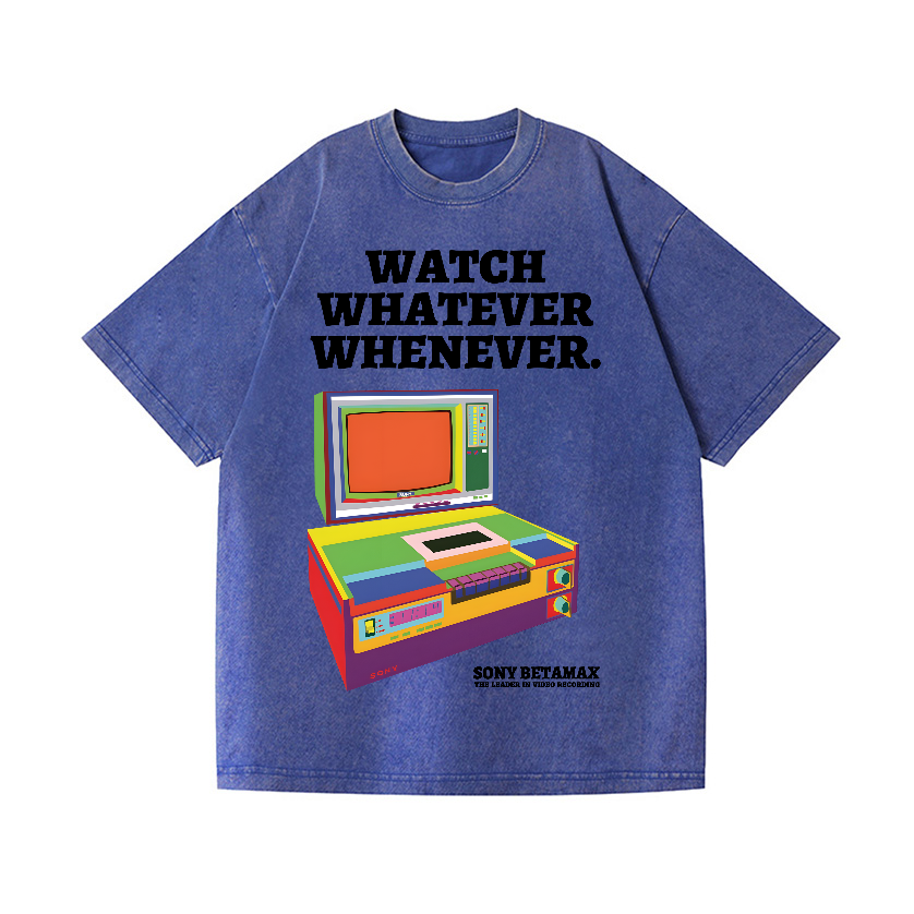 Sony Betamax Vintage Wash Japanese Design T-Shirt