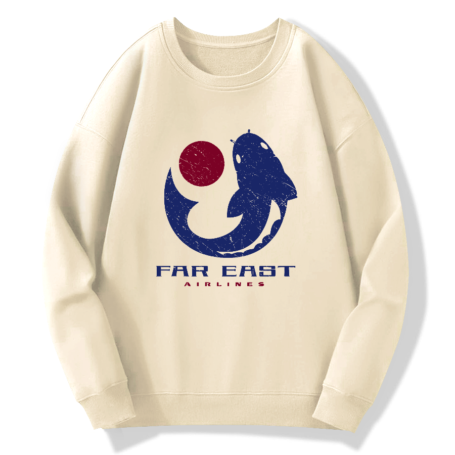 Far Eastern Airlines Cotton Pullover Sweatshirt