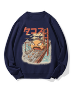 Taco Monster Cotton Sweatshirt