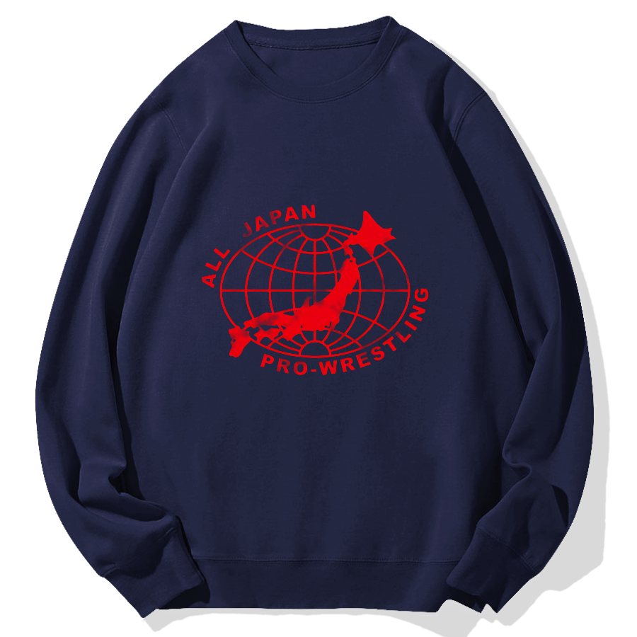 All Japan Pro Wrestling Geek Cotton Sweatshirt