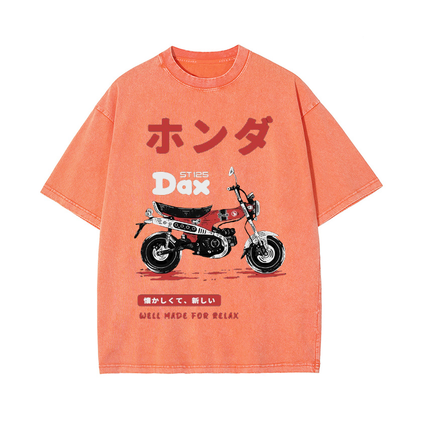 Honda Dax Vintage Wash Japanese Design T-Shirt