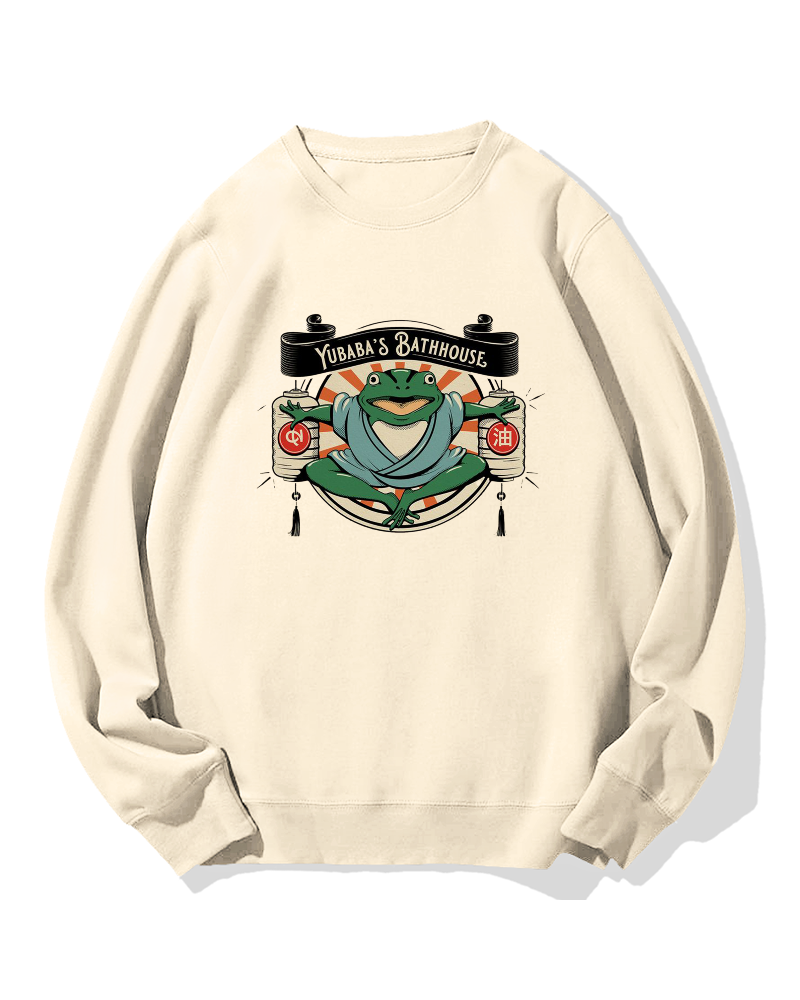 Bathhouse Frog Cotton Sweatshirt