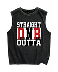 Drum N Bass Vintage Distressed Washed Tank Top