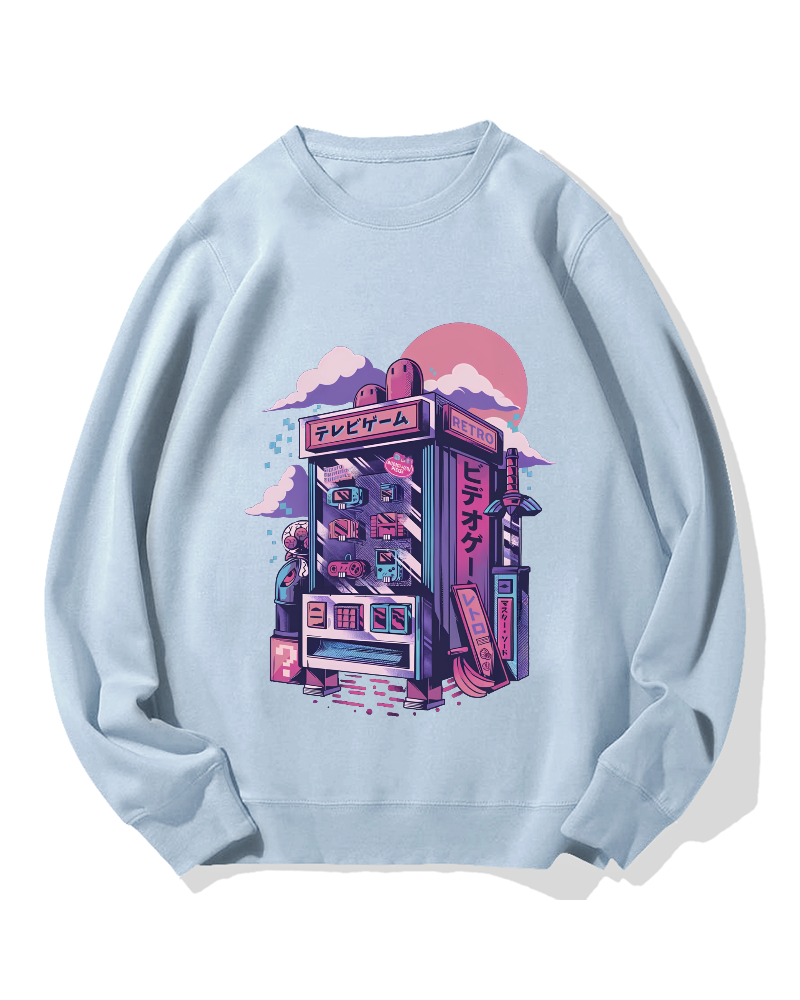 Japanese Video Game Cotton Sweatshirt