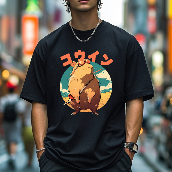 Capybara Japanese Style Classic Tee