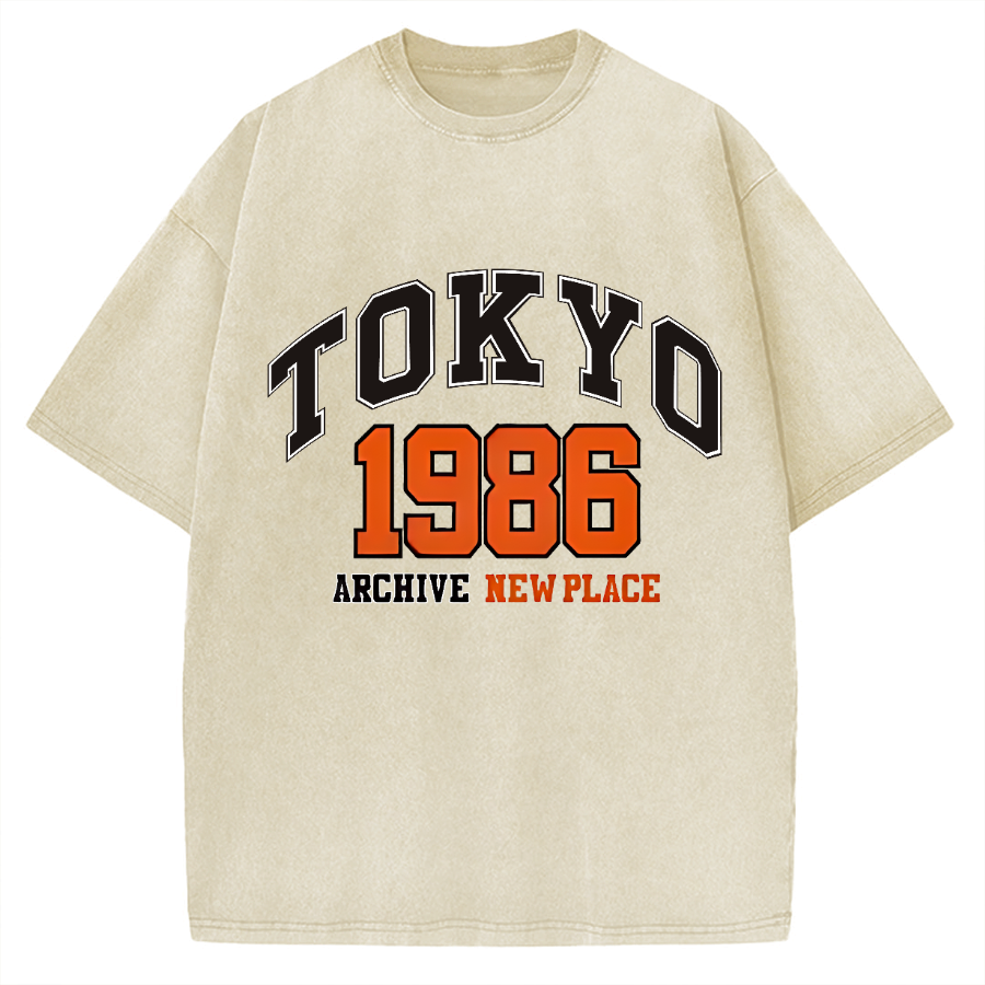 Tokyo 1986 Vintage Washed T-shirt