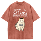Don't Watch The Cat Vintage Washed T-shirt