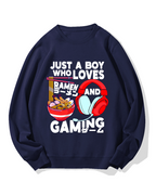 Ramen & Games Cotton Sweatshirt