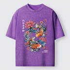 Unisex Koi Serenity Washed T-Shirt