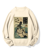 Ghost of the Sea Ukiyo-e Cotton Sweatshirt