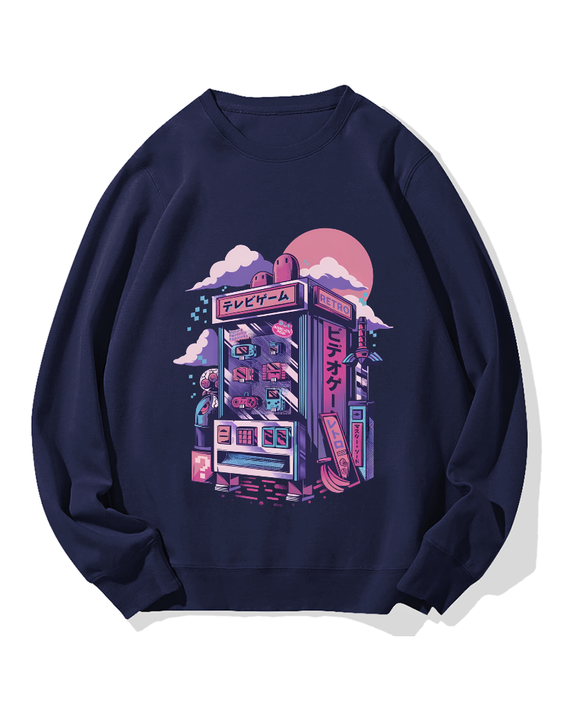 Japanese Video Game Cotton Sweatshirt